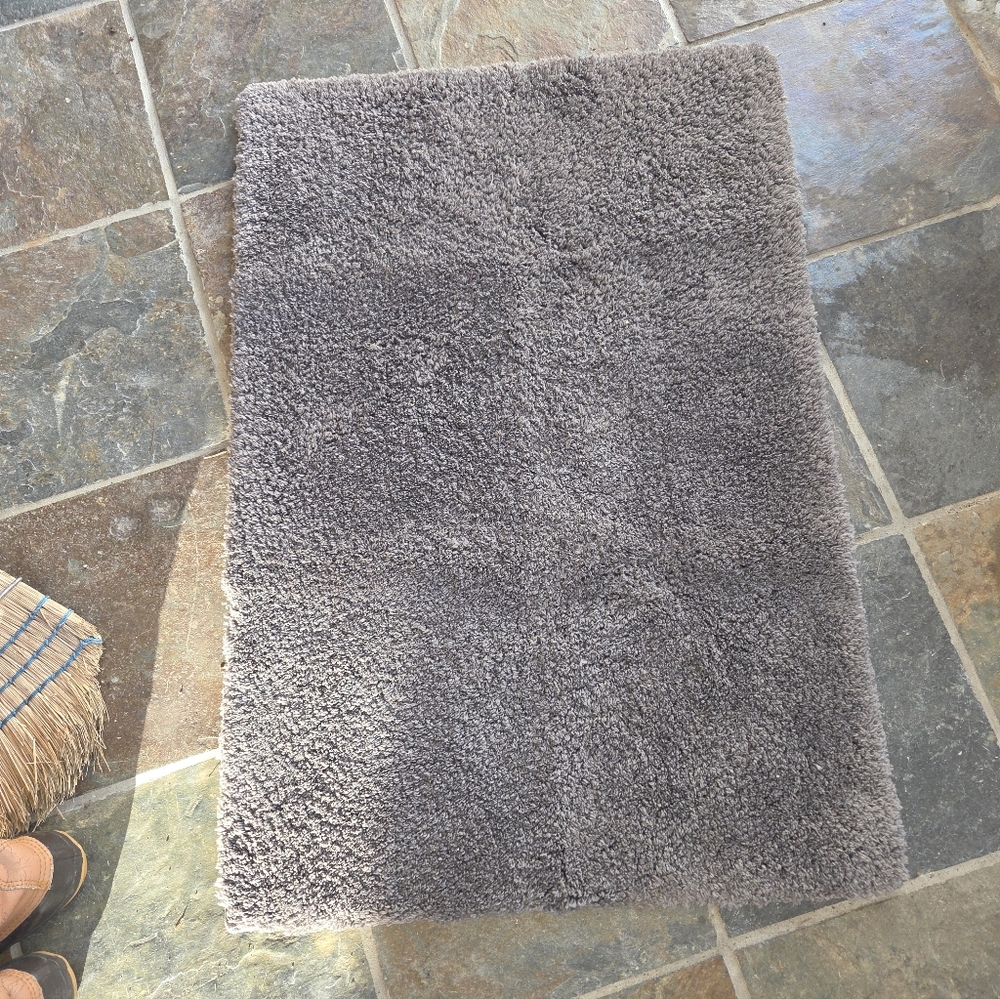 Gray Bathroom Rug